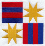 Star and Block Quilt Block - Lg