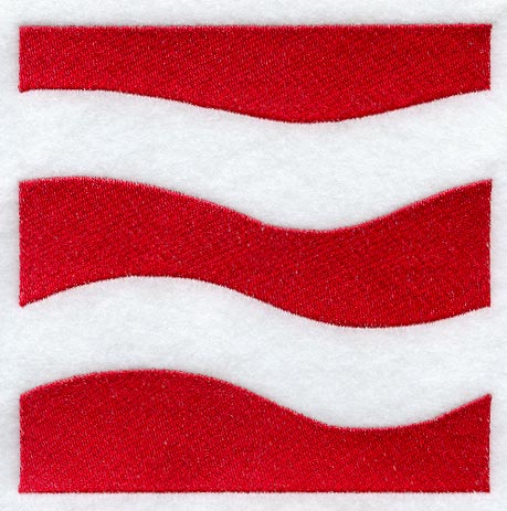 Waving Stripes Quilt Block - Lg