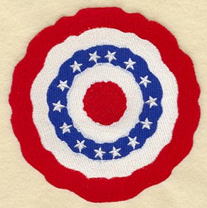 Bunting Quilt Block - Lg