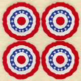 Bunting Quilt Block - 4 Block Lg