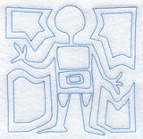 Creation Man Quilting Square (Double Run)