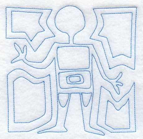 Creation Man Quilting Square (Double Run)