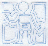 Creation Man Quilting Square (Double Run)