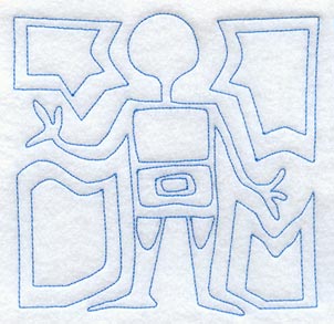 Creation Man Quilting Square (Double Run)