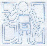 Creation Man Quilting Square (Double Run)