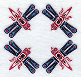 Creation Dragonfly Quilt Block - 4 Block Lg