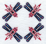 Creation Dragonfly Quilt Block - 4 Block Lg