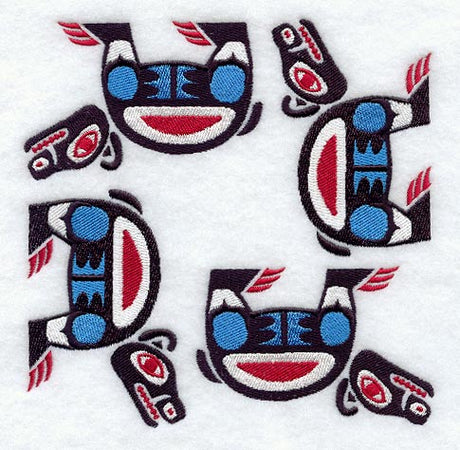 Creation Bear Quilt Block - 4 Block Lg