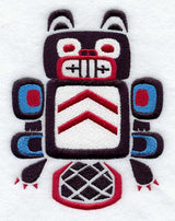 Creation Beaver Quilt Block - Lg