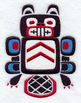 Creation Beaver Quilt Block - Lg