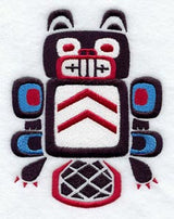 Creation Beaver Quilt Block - Lg