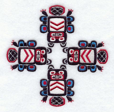 Creation Beaver Quilt Block - 4 Block Lg