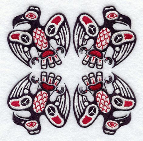 Creation Raven Quilt Block - 4 Block Lg