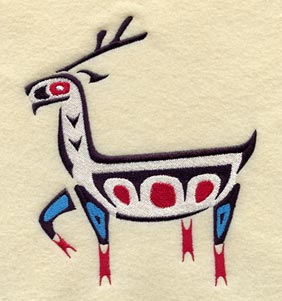 Creation Deer Quilt Block - Lg