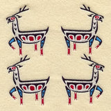 Creation Deer Quilt Block - 4 Block Lg