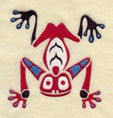 Creation Frog Quilt Block - Lg