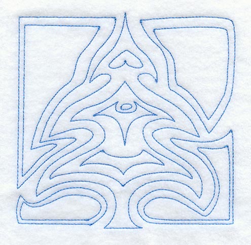 Creation Tree Quilting Square (Double Run)