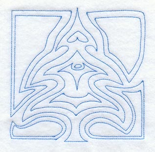 Creation Tree Quilting Square (Double Run)