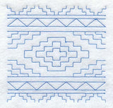 Native Rug 1 Quilting Square (Double Run)