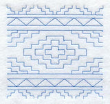 Native Rug 1 Quilting Square (Double Run)