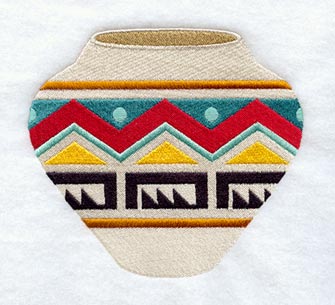 Pottery Quilt Block 1 - Lg