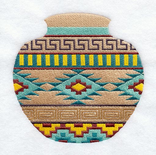 Pottery Quilt Block 3 - Lg