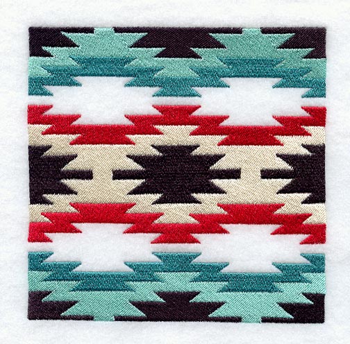 Native American Rug Quilt Block 1 - Lg