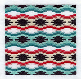 Native American Rug Quilt Block 1 - 4 Block Lg