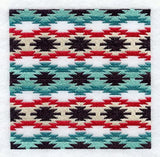 Native American Rug Quilt Block 1 - 4 Block Lg