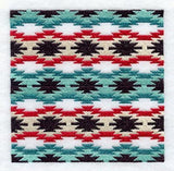 Native American Rug Quilt Block 1 - 4 Block Lg