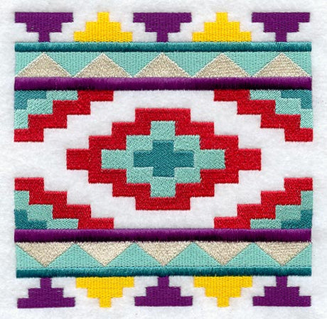 Native American Rug Quilt Block 2 - Lg