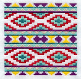 Native American Rug Quilt Block 2 - 4 Block Lg