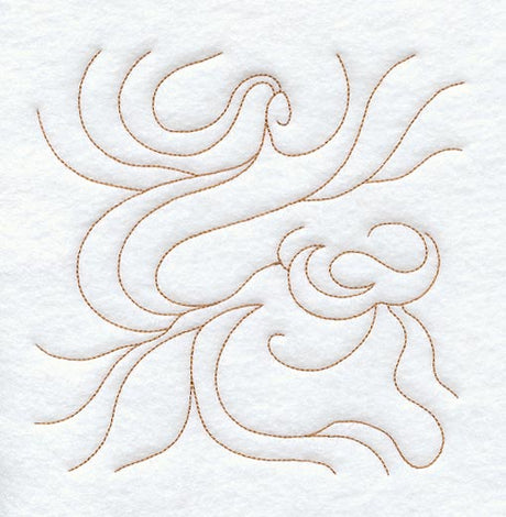 Peace Pipe 1 Quilting Square (Double Run)