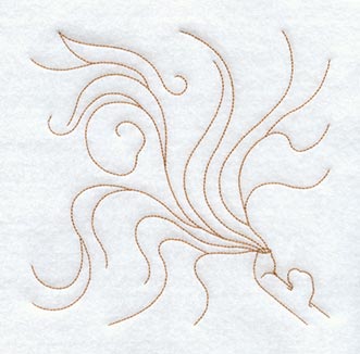 Peace Pipe 2 Quilting Square (Double Run)