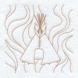 Teepee Quilting Square (Double Run)