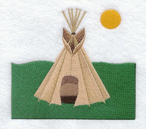 Teepee Quilt Block 1 - Lg