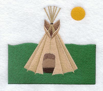 Teepee Quilt Block 1 - Lg