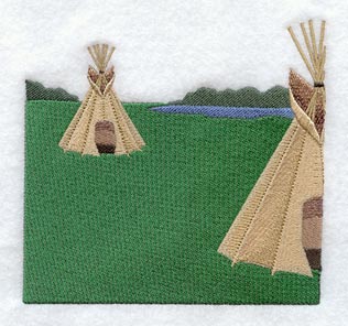 Teepee Quilt Block 2 - Lg