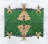 Teepee Quilt Block 2 - 4 Block Lg