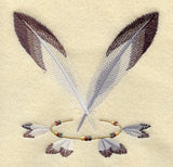 Two Feathers Quilt Block - Lg