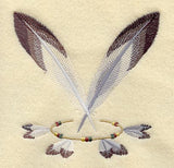 Two Feathers Quilt Block - Lg