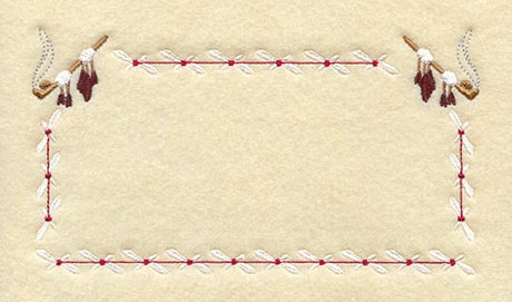 White Buffalo Quilt Label - Lg