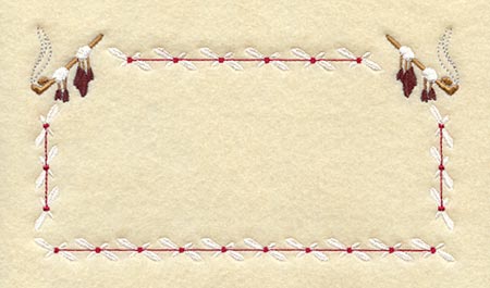 White Buffalo Quilt Label - Lg