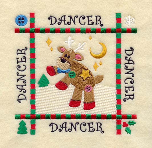 Dancer Quilt Block - Lg