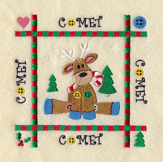 Comet Quilt Block - Lg