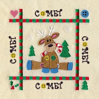 Comet Quilt Block - Lg