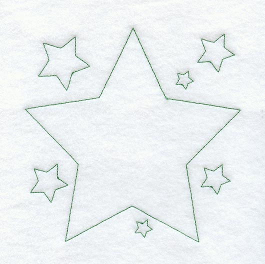 Star Quilting Square (Double Run)