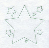 Star Quilting Square (Double Run)