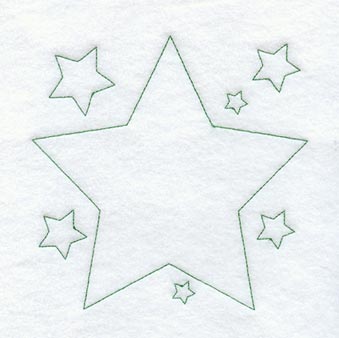 Star Quilting Square (Double Run)