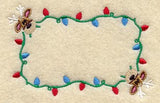 Patchwork Reindeer Quilt Label - Lg